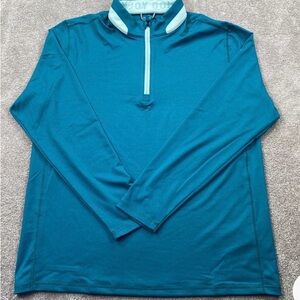 PUMA Lightweight 1/4 Zip Performance Enjoy Golf Shirt Mens Size M Multi-color